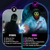Mr.Pang LED Mask Light up Mask with Gesture Sensing, Cool Face Transforming Mask, Perfect Gifts for Halloween Christmas Birthday Cosplay Party view 4