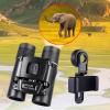 Kokiya Binoculars Telescope Bird Watching Telescope Professional for Kids and Adults Mini Compact Binoculars for Camping Exploration, with Phone Holder view 2