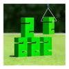 Field Day Team Building Game Building Blocks, Sturdy and Durable ABS Material, Improve Group Leadership Communication Skills (Color : Green, Size : 5PCS) view 1