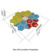 LITKO Fire Template | Mecha Hex Map Hit Location Template | Compatible with Battletech | Alpha Strike | Battleforce (Mecha Hex Map Hit Location Template) view 4