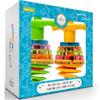 Hanukkah Dreidel Musical Bouncing Light-Up Dreidel Hanukkah Toys, Assorted Colors (24-Pack) view 1