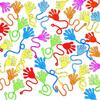JOYIN 48Pcs Glitter Sticky Hands Party Favors, Party Table Favors Set for Kids, Holiday Traditions, Classroom Treasure Box Carnival Prizes Bulk Pinata Stuff Mini Toys, Valentine goodie bags view 1