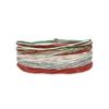 Pura Vida Bracelet & Christmas Ornament Pack - Bracelets Pack with Limited Edition Christmas Ball - Bracelet Set with 5 Cute Stackable Bracelets for Women - Multicolor view 1