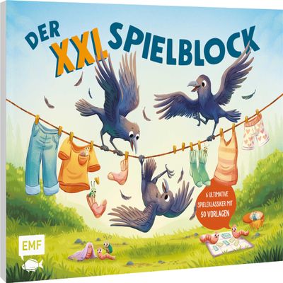 The XXL Game and Fun Pad with 50 Templates Raventastic!: 6 Ultimate Game Classics: Who Is It, Four Wins, City Country River and Many More