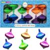 The Dreidel Company Hanukkah Musical Light-Up Dreidel Spinning Tops Set, Plays 2 Classic Hanukkah Songs, Assorted Colors (Pack of 120) view 1
