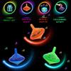 The Dreidel Company Hanukkah Musical Light-Up Dreidel Spinning Tops Set, Plays 2 Classic Hanukkah Songs, Assorted Colors (Pack of 60) view 3