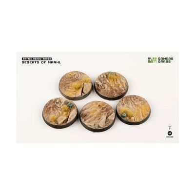 Bases - Deserts of Maahl, Round 40mm (x5)