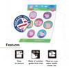 Desert Cactus Peppa Pig Sticker Vinyl Decal Made in USA for Laptop Water Bottle Car Scrapbook Sheet Decorations Birthday Favor Party Supplies (2-36) view 3