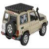 2014 Land Cruiser 71 SWB (Short Wheel Base) Sandy Taupe Brown 1/64 Diecast Model Car by Paragon Models PA-55564 view 3