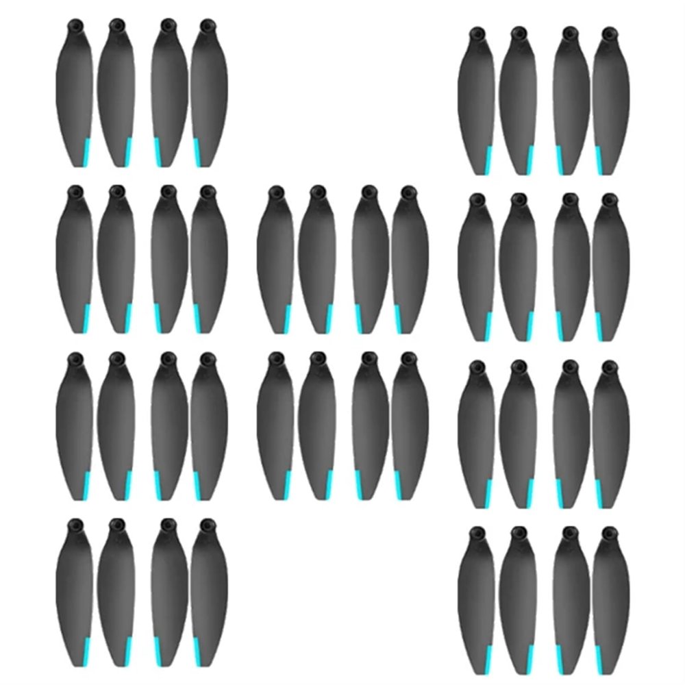 DAYUDDRICAR Drone Propellers, S132 Mini Drone Spare Part Drone Propeller Maple Leaf Wing Blade CW CCW Fan Replacement for RC S132 Mini Drone Quadcopter Accessories (Color : 40PCS)