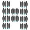 DAYUDDRICAR Drone Propellers, S132 Mini Drone Spare Part Drone Propeller Maple Leaf Wing Blade CW CCW Fan Replacement for RC S132 Mini Drone Quadcopter Accessories (Color : 40PCS) view 1
