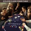 RAYKEEP 71 Inch Poker Table Foldable, 8 Player Folding Poker Tables w/Collapsible Legs, Casino Grade Felt, Padded Rails and Cup Holders, Portable Poker Table for Texas Holdem Poker and Blackjack view 2