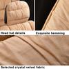 AISAIMOUT Car Seat Cover, Car Winter Seat Cover, Fluffy Car Seat Covers - Universal (Color : Purple, Size : Full Set) view 3