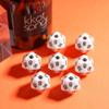 HDdais 10 Pack White D20 Dice, Set of 10, 20 Sided Dice D20 Polyhedral Dice for DND RPG Tabletop Game view 2