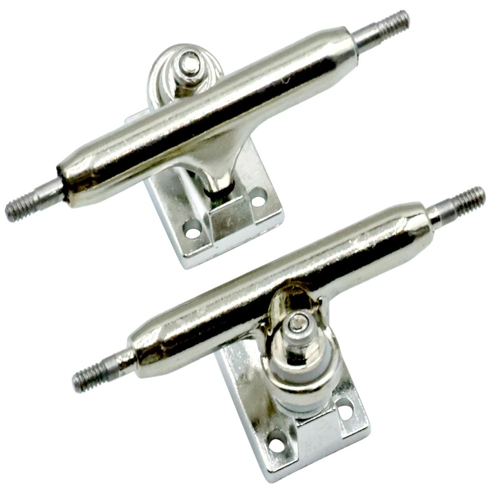 RACOFSB A1 Pro Fingerboard Trucks 36mm 34mm 32mm with New Base and Pivot Cup (32mm Chrome)