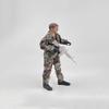 1/12 Scale Male Clothes,Male Combat Uniform Camo Shirt Pants Trousers Outfit Clothing for 6inch Soldier Action Figure Body (C) view 3