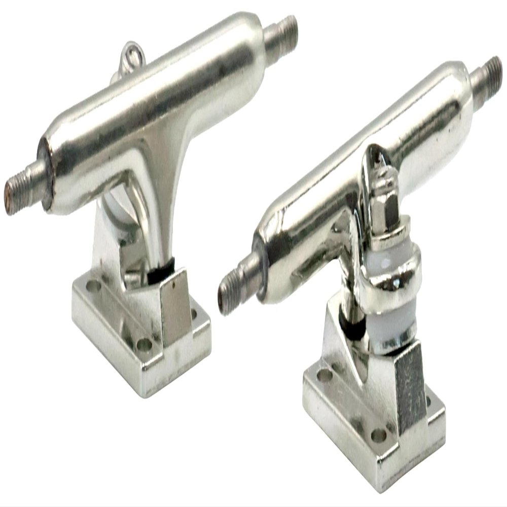 RACOFSB A1 Pro Fingerboard Trucks 36mm 34mm 32mm with New Base and Pivot Cup (34mm Chrome)