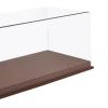1/24 Scale Diecast Car Display Case, Decorative, Display Stand with Clear PVC Cover for Toy Cars Collectors Alloy Car, Brown view 3