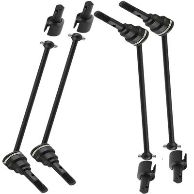 hopsupRC #45 Steel Drive Shaft CVD Upgrades Part for 1/16 E-Revo/E-Revo VXL,Stainless Front Rear Driveshaft Axles Hops up,Replace #7151X,4PCS,(More Powerful) Black