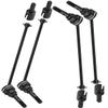 hopsupRC #45 Steel Drive Shaft CVD Upgrades Part for 1/16 E-Revo/E-Revo VXL,Stainless Front Rear Driveshaft Axles Hops up,Replace #7151X,4PCS,(More Powerful) Black view 1