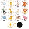 24 Sheets Potty Training Stickers, 12 Patterns Color Changing Pee Stickers Cute Cartoon Toilet Target for Boys Girls Toddlers (Animal Pattern) view 1