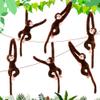 Puteraya 6 Pack 24 Inch Hanging Monkey Stuffed Animal Plush Hanging Monkey Stuffed Monkey Toy for Birthday Animal Party Favor view 1