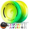 MAGICYOYO K2 Responsive Yoyo for Kids, Professional Yoyo for Beginner, Dual Purpose Yo-yo Replacement Unresponsive Bearing for Adults/Advanced+12 Yo yo Strings+Bearing Remover (Yellow Green Gradient) view 1