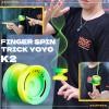 MAGICYOYO K2 Responsive Yoyo for Kids, Professional Yoyo for Beginner, Dual Purpose Yo-yo Replacement Unresponsive Bearing for Adults/Advanced+12 Yo yo Strings+Bearing Remover (Yellow Green Gradient) view 3