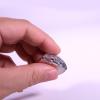 Brilliant Magic Magic Bites Coin Bite Out Dollar Folding Bite Coin Half Dollar with Replacement Rubber Band - Close up Coin Magic Tricks Magic Ring Props Set and Close Up Magician Kit view 1