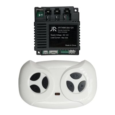 2.4G Bluetooth Remote Control and JR1746M-30A-12V Receiver Control Box Mother Board for Kids Ride On Car Powered Wheels Replacement Parts
