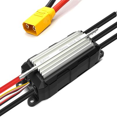 captainrc ZTW Brushless ESC, 105A 3-8S with XT90 Plug, bi-Directional Control, Waterproof IP67, for Model Boats RC Boats Surfboards hydrofoils