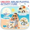 Airlab Wooden Activity Cube Montessori Toys for 1 Year Old Toddlers 12 Months + Toddler Learning Toys 1-3 Boys Girls Baby Sensory Interactive Birthday Gift view 2