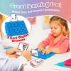 Torlam Math Flash Cards + Math Board, Multiplication Flash Card Times Table Chart, Math Manipulatives Division, Addition, Subtraction Games Toys for Kids, 1st, 2nd, 3rd, 4th, 5th, 6th Grade view 3