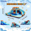 AirMyfun Water Slide Bounce House for Kid and Adult Outdoor with Large Splash PoolInflatable Bouncy Castle with Long Dual Slide and Basketball Hoop for Kids Outdoor view 2