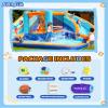 AirMyfun Water Slide Bounce House for Kid and Adult Outdoor with Large Splash PoolInflatable Bouncy Castle with Long Dual Slide and Basketball Hoop for Kids Outdoor view 3