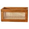 IMIKEYA Retro Wooden Storage Basket Capacity Organizer for Sundries Stylish Tabletop Container for Home for Toys Keys view 1