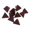 Acinkeety 10 Pcs 4-Sided Acrylic Dice Set RPG Polyhedral Dice Single Color Pattern RPG Table Game Dice Easy to Read Number Table Game Dice Set view 1