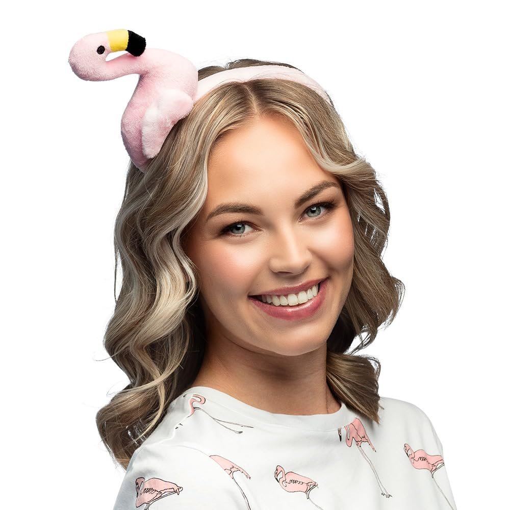 Boland 52539 Tiara Flamingo Headband for Fancy Dress Costumes, Carnival and JGA, Costume Accessories