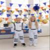 Boland 50526  Banner Space Joyeux Anniversaire Polyester Decoration, Theme Party, Hanging Decoration view 4