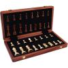 GAENZA New Professional Chess, Wooden Folding Chess Set, Travel Portable Board Game for Kids and Adults, 2 Extra Queens Toys view 1