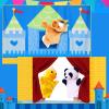 VitalCozy Doorway Puppet Theater with 2 Adjustable Rods Fits in Most Doorways 67 x 31 Inch Foldable Hanging Puppet Show Theater for Christmas Holiday Home (Castle Style) view 2