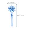 VICASKY Glowing Snowflake Wand Toy-Glowing Fairy Wand with Sound Effects for Cosplay and Costume Parties view 2