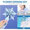 VICASKY Glowing Snowflake Wand Toy-Glowing Fairy Wand with Sound Effects for Cosplay and Costume Parties view 4