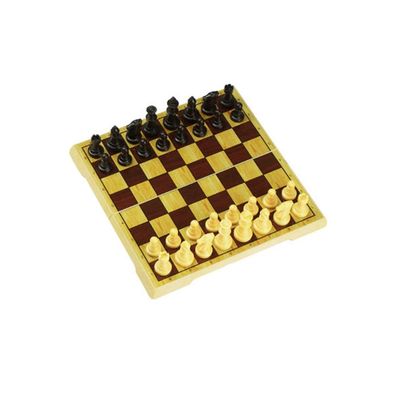 Travel Chess Set Chess Set for Kids Adults Children Version Traditional Chess Game with Folding Portable Storage Board 1919 cm Coffee (Coffee)