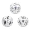 3Pcs Postion Sex Dice Food Dice Valentines Day Gifts for Couples Retirement Gifts for Women Men Funny One Year 1st Anniversary Steel Gift for Boyfriend Girlfriend Birthday Gift for Daughter Son Adult view 1