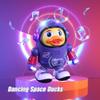Drkicsy Dancing Space Duck Toy, Space Duck Dancing Musical Interactive Toy, Electric Dancing Duck Toy Baby Musical Toys, Cute Singing Walking Duck Toys with Music LED Lights for Kids Birthday Gifts view 3