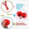 Silipull 72 Pcs Shaker Musical Instruments for Kids Egg Shaker Wrist Hand Band Bells Maracas Percussion Tambourine Cymbals Plastic Castanets for Preschool Early Music Learning Toy view 3