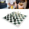 Chess Pieces Toy Set, Plastic Chess Pieces with PU Imitation Leather Chess Board with Zipper Straps, Suitable for Family, Party, Travel, Camping, Recreation view 2