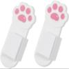 2Pcs White Cute Toilet Seat Lifter Cartoon Lovely Cat Paw Toilet Lid Lifter Toilet Seat Handle Seat Cover Lifter Avoid Touching Toilet Seat Lid Toilet Seats view 1