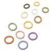 12Pcs Spiral Hair Ties For Women, No Crease Coil Hair Ties For Thick Hair, Multicolor Elastics Hair Bands Ponytail Holder for Girls view 1